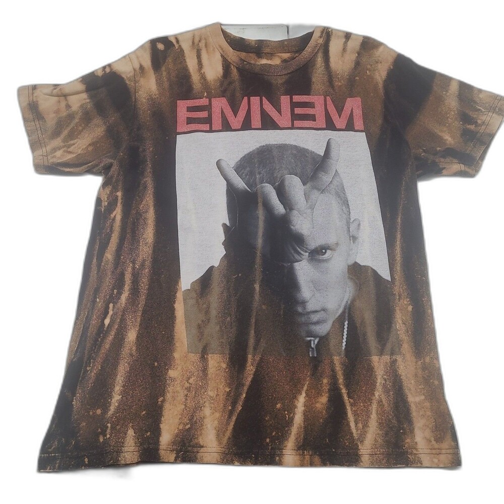 Vtg Eminem T-shirt Custom Dye Faded Marshall Mathers Illuminati